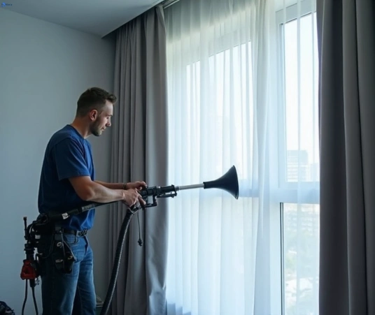 Professional commercial curtain cleaning process equipment Matty Curtain Cleaning mount-egerton-vic